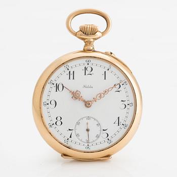 Halda, pocket watch, 49.5 mm.