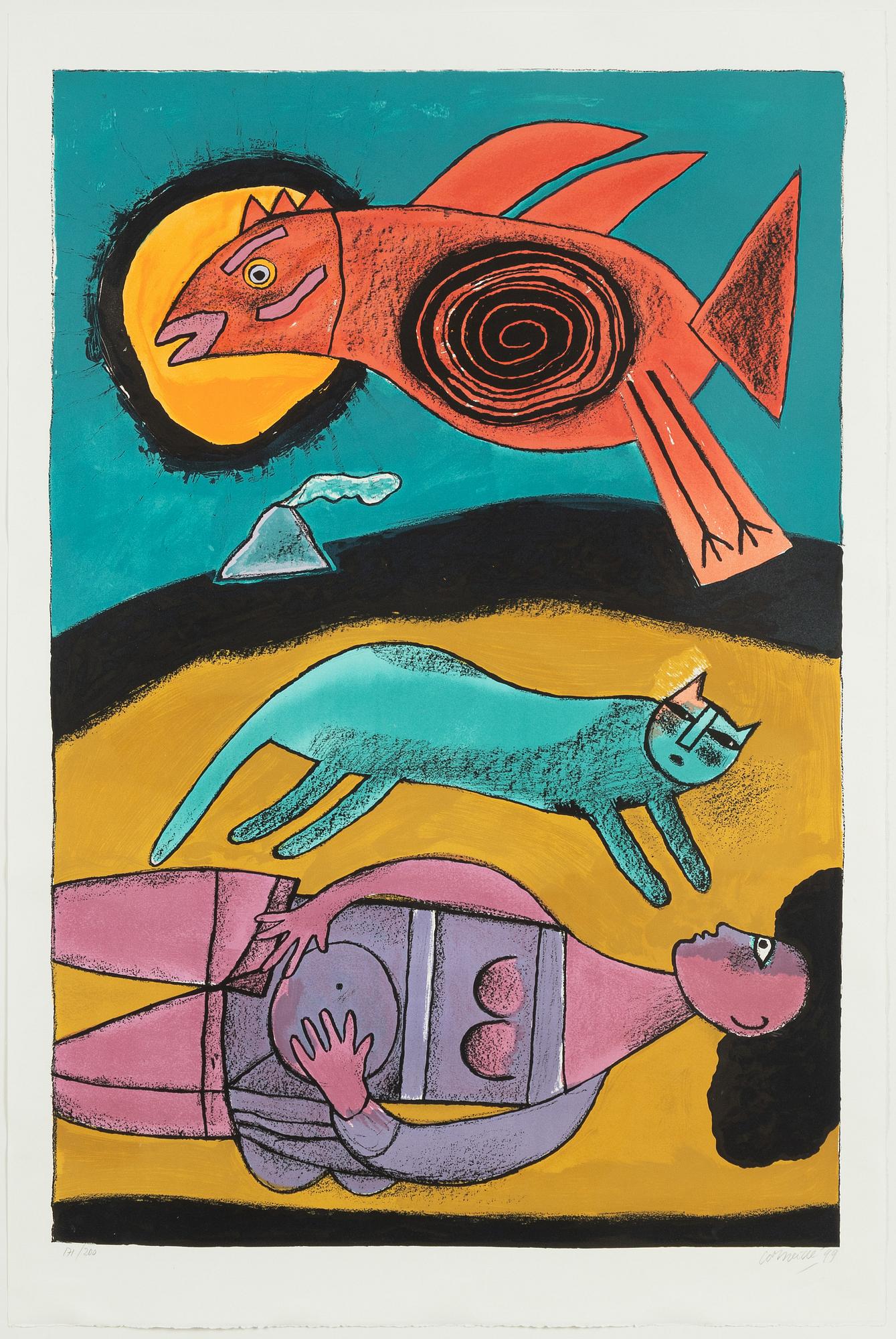 Beverloo Corneille, "Le Grand Oiseau Du Désert".