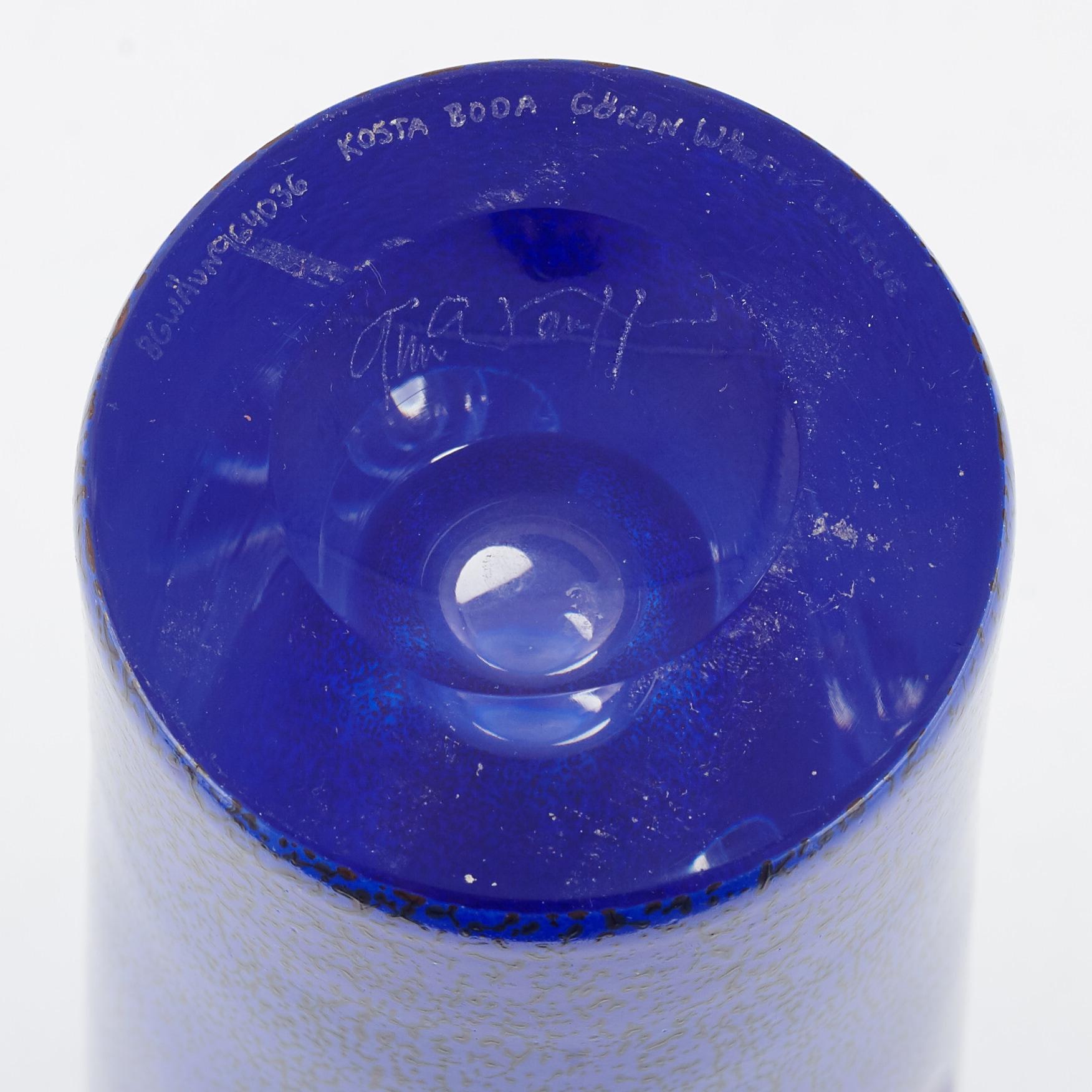 Göran Wärff, vas, glas, Kosta Boda, unik.