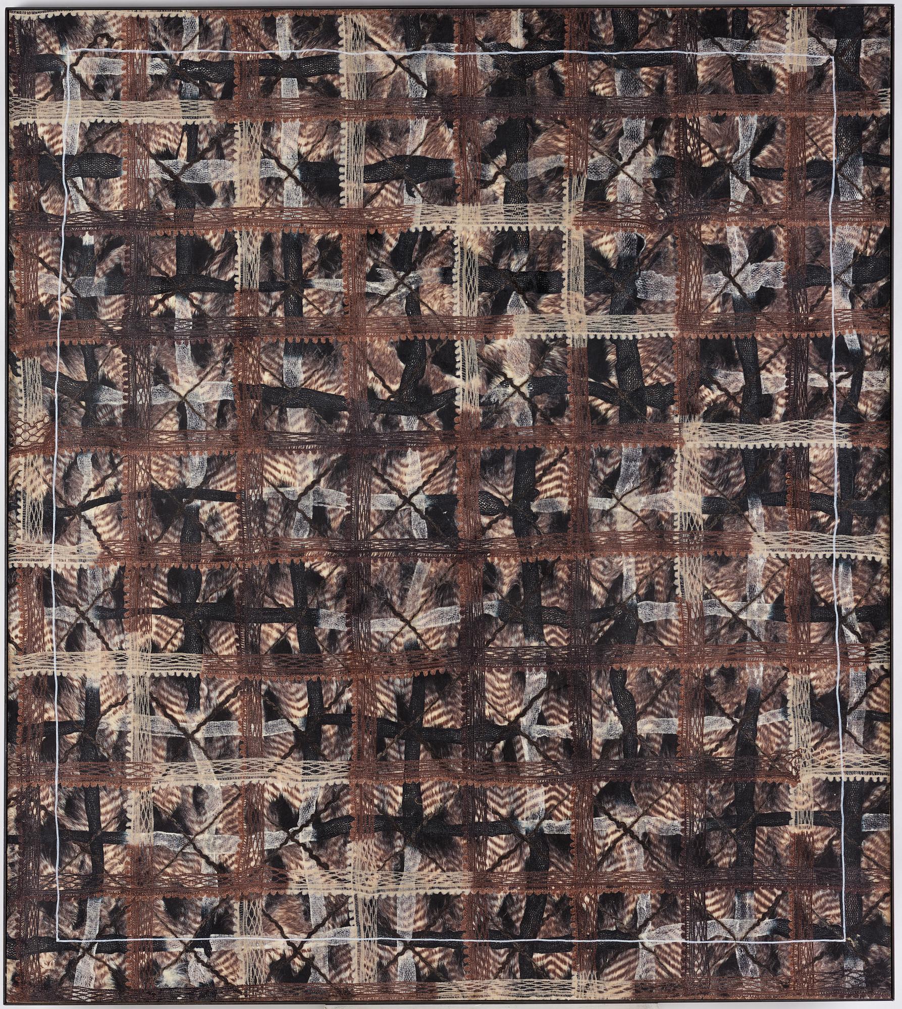 Karl Norin, syntetic fur, wax, epoxy and wood, signed and dated 2013 on verso.