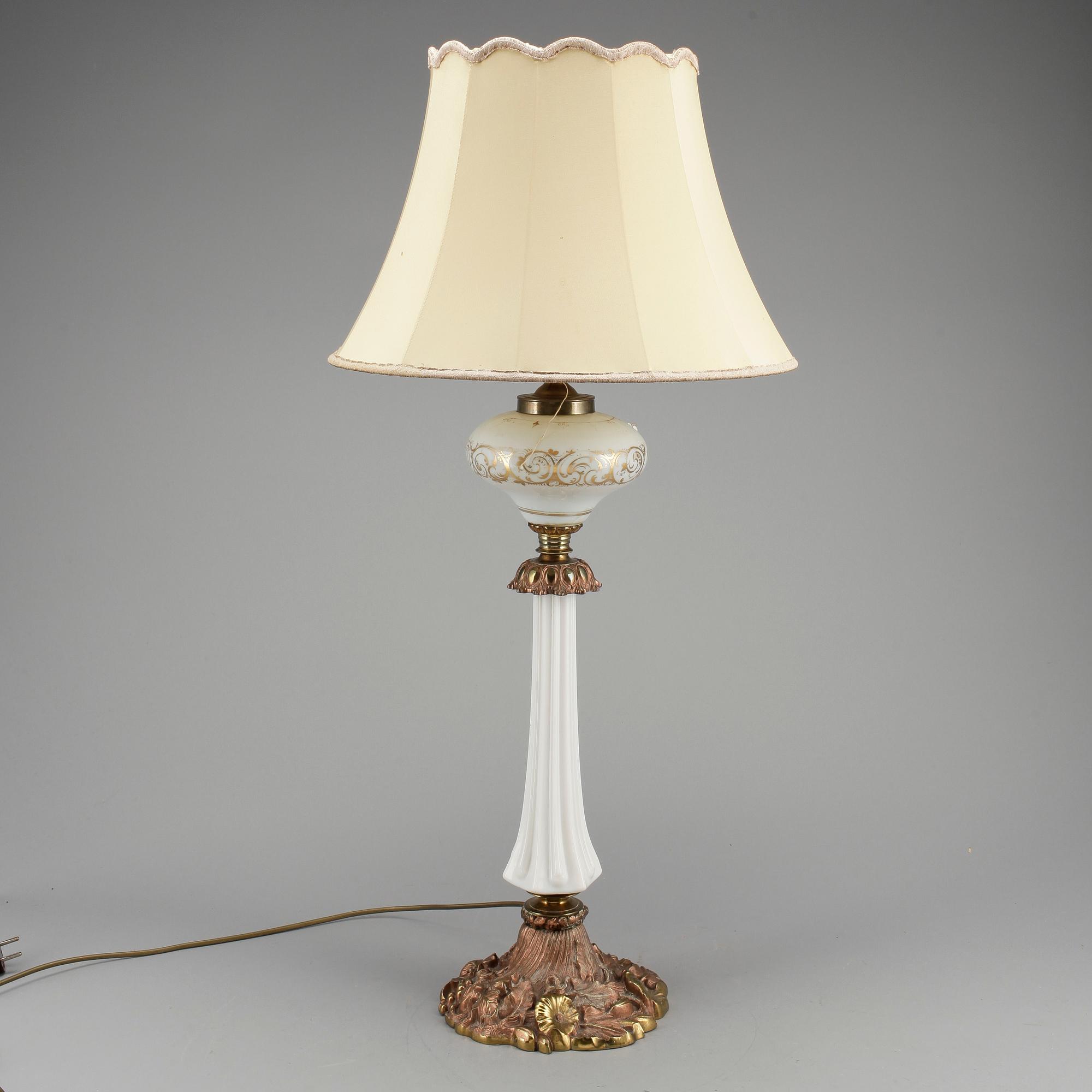 BORDSLAMPA, omkring 1900.