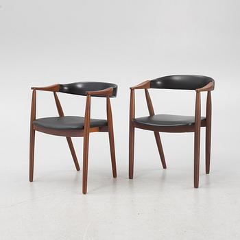 Armchairs, a pair by Farstrup, Denmark, 1960s.