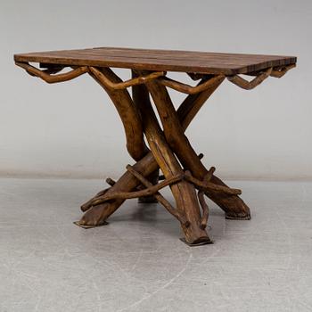 TRÄDSGÅRDMÖBEL, 5 delar, sk grenmöbel, 1900-tal.