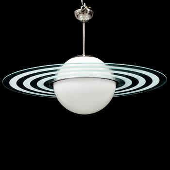 A 1930's ceiling light.