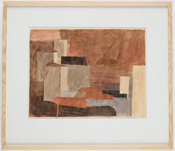 Philip von Schantz, watercolor, signed and dated -57.