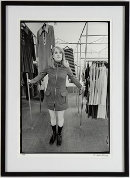 Carl Johan De Geer, fotografi, signerat 1/3.