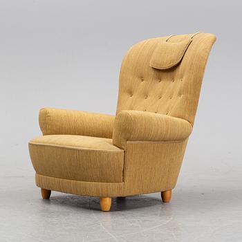 An easy chair by Carl Malmsten for OH Sjögren, second half of the 20th Century.