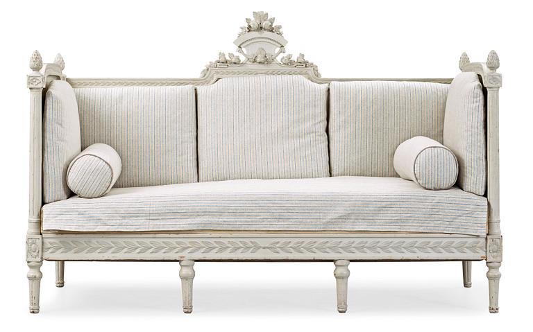 A Gustavian late 18th century bed.