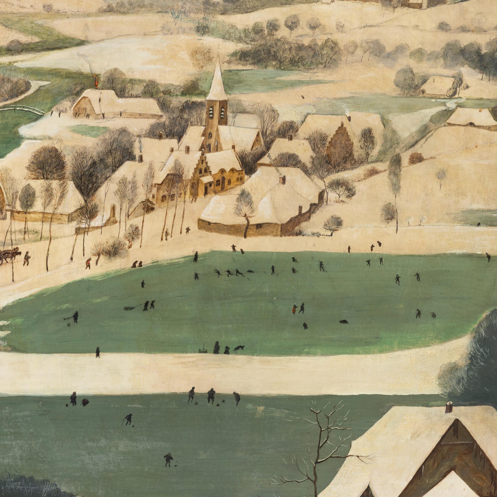 Pieter Brueghel dä, copy after, The Hunters in the Snow.
