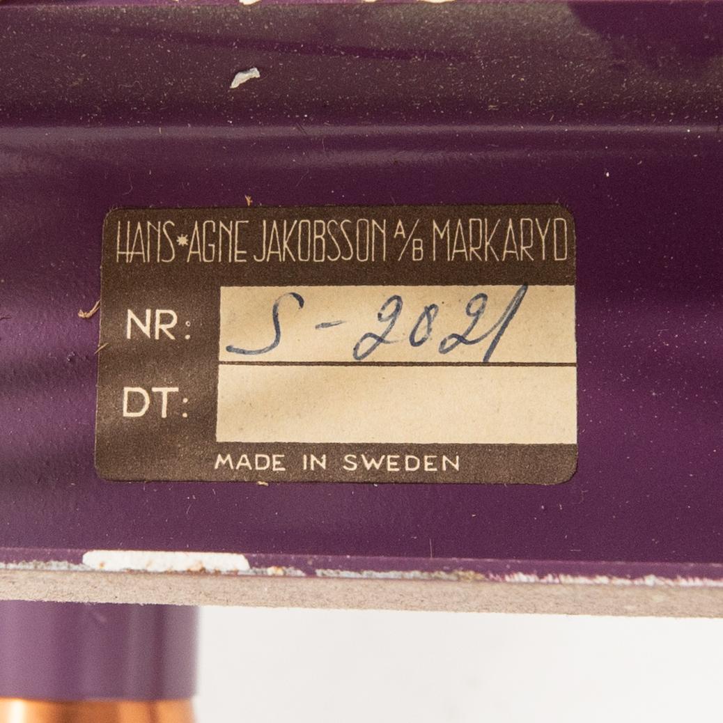 Hans-Agne Jakobsson, wall lamps a pair model S 2021 Markaryd 1960s.