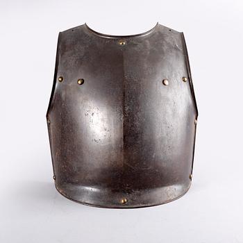 Kyrass, bröst- och ryggstycke, 1800-tal.