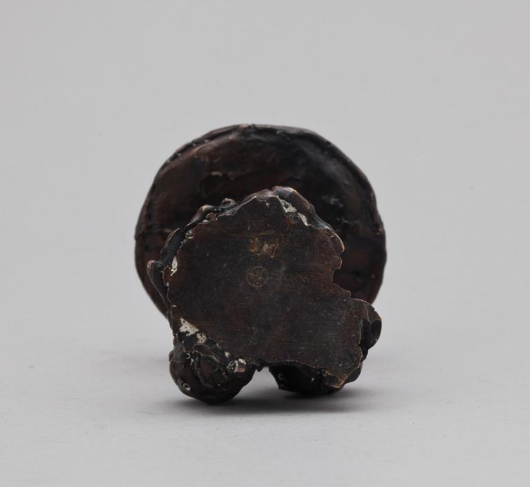 ERNST BILLGREN, skulptur, brons, monogramsignerad och numrerad 1/7.