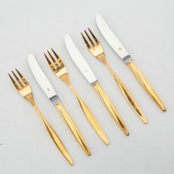 Cutlery 24 pcs WMF (Württembergische Metallwarenfabrik) gilded silver.