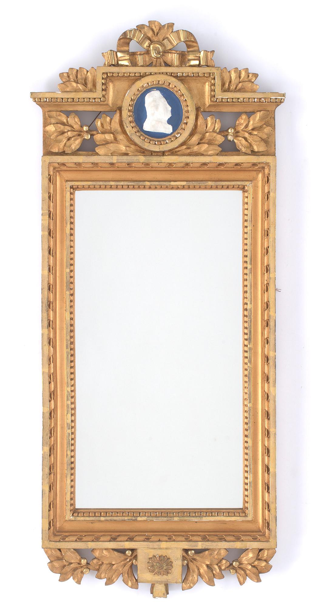 SPEGEL, gustaviansk stil, 1800/1900-tal.