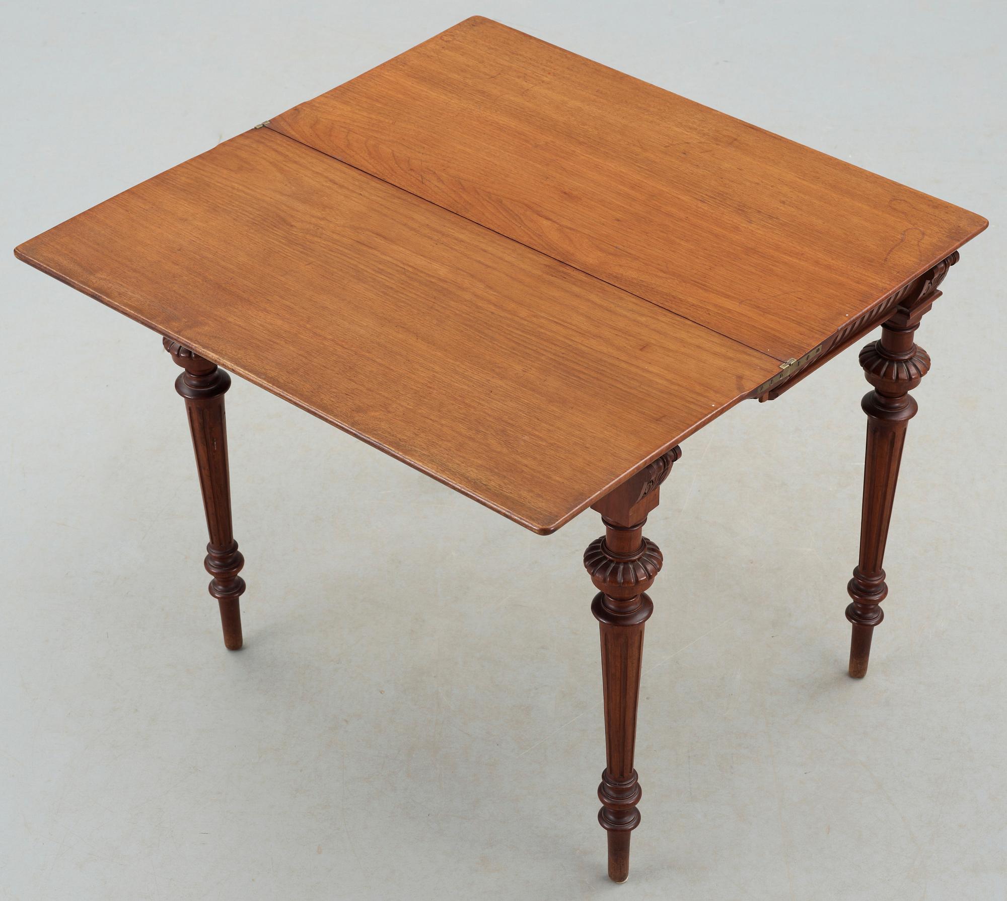 SPELBORD, nyrenässans, sent 1800-tal.