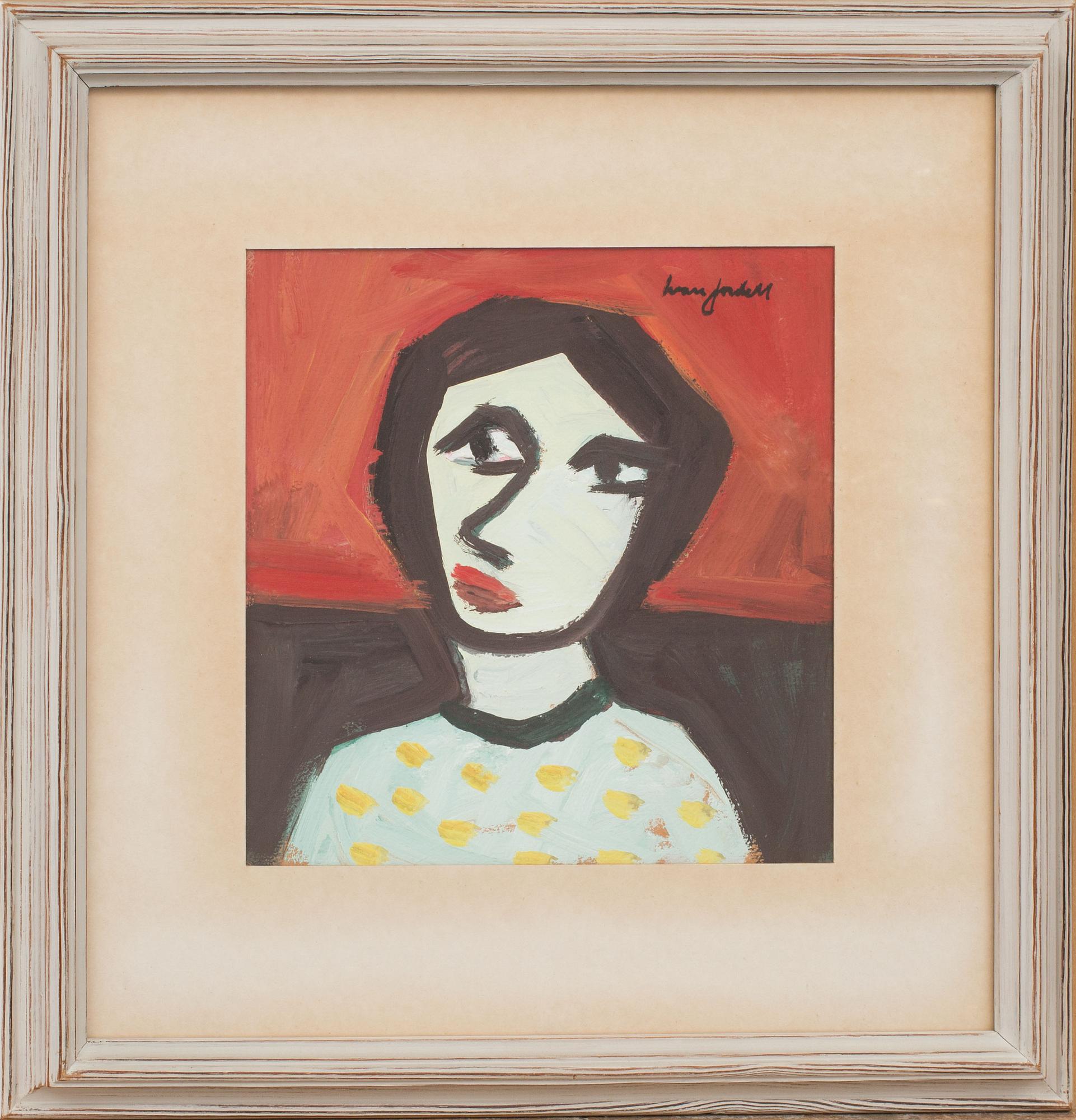 IVAN JORDELL, blandteknik, signerad.