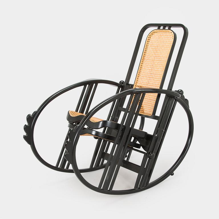 Max Fabiani, a rocking chair, "Egg Chair", model 267, Wittmann, late 20th century.