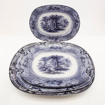 Servis 89 dlr earthenware "Lorraine" S&Co around 1900.