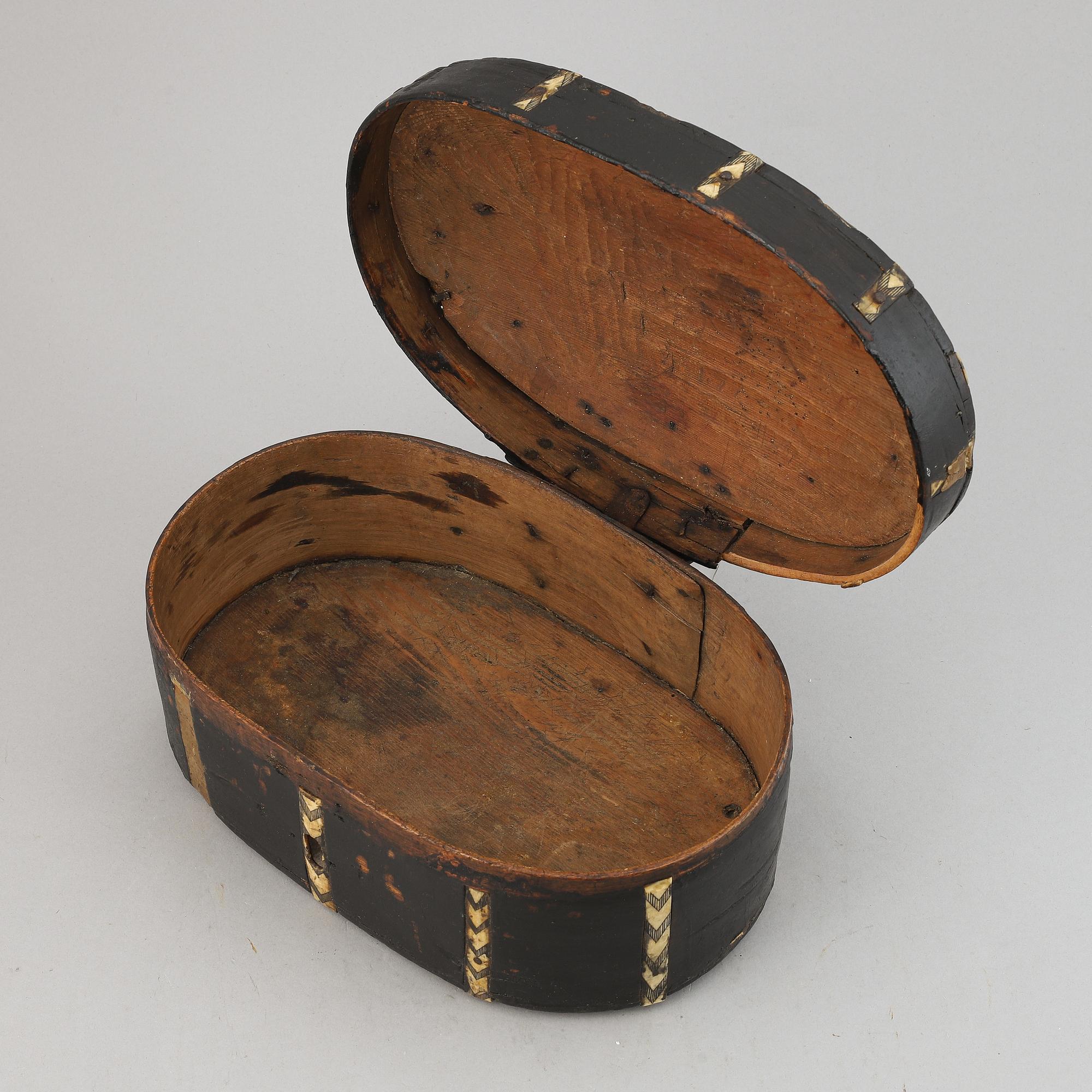 Svepask med lock, 17/1800-tal.