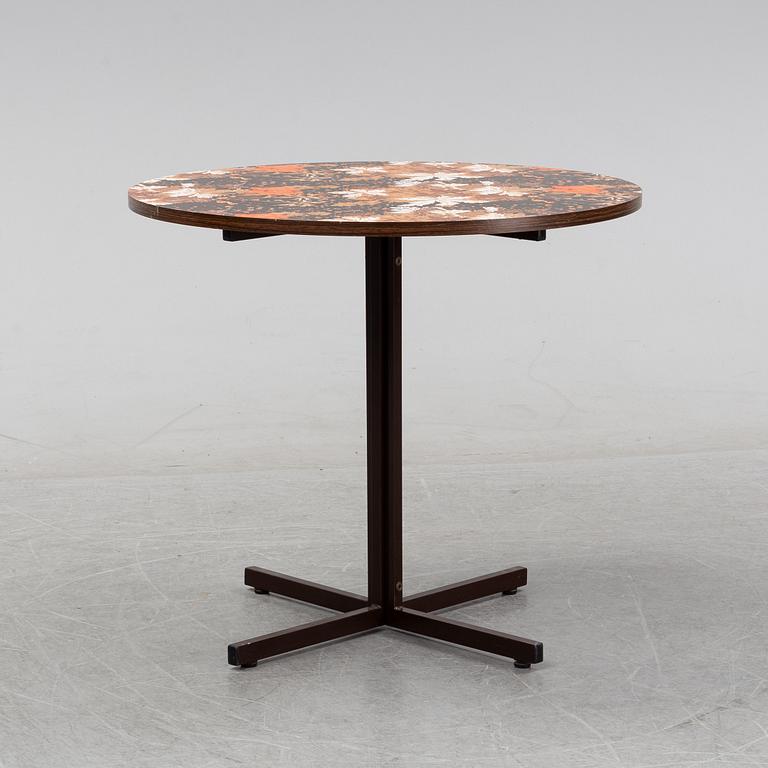 Cafébord, Sverige, 1970-tal.