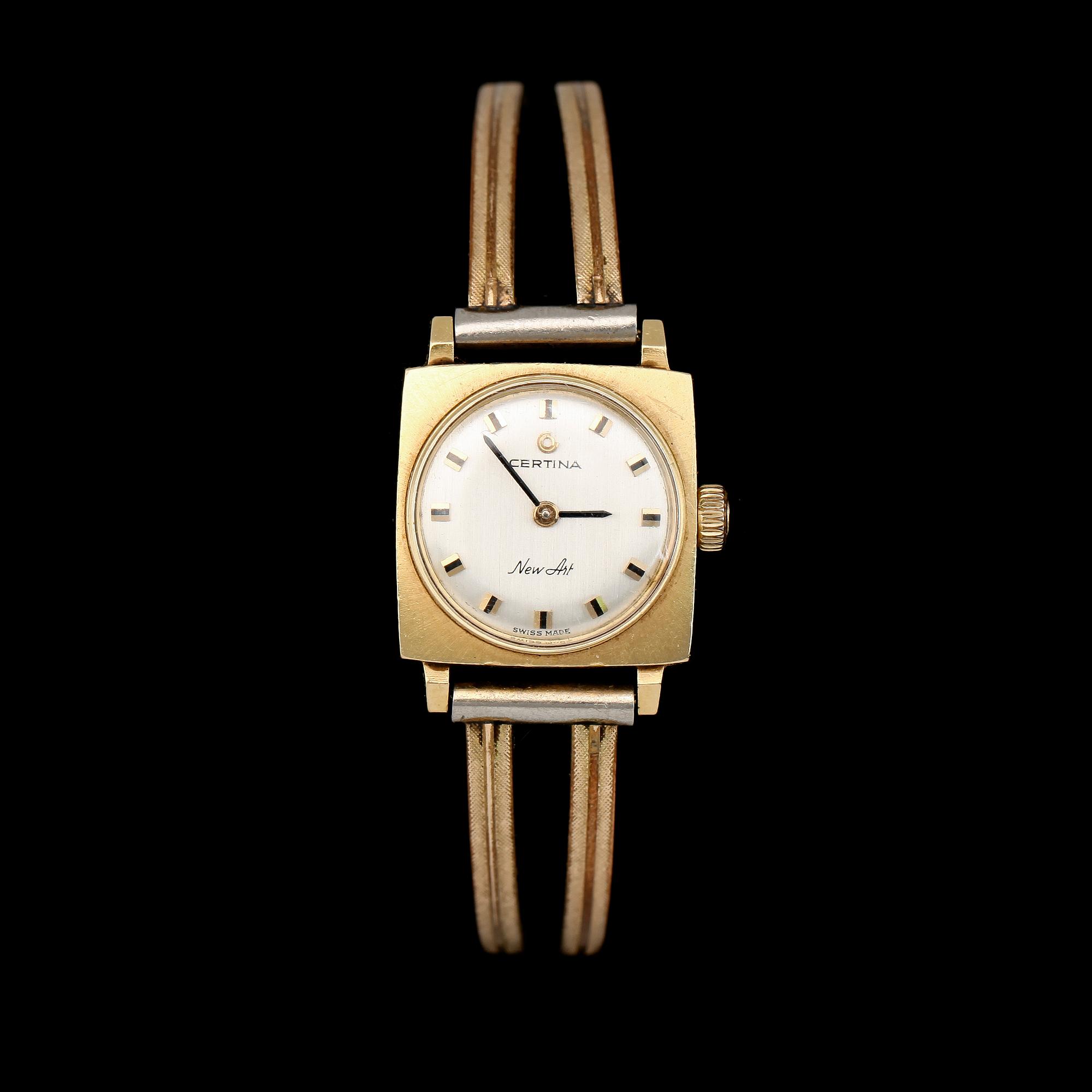 ARMBANDSUR, 18K guld, Certina, New Art.