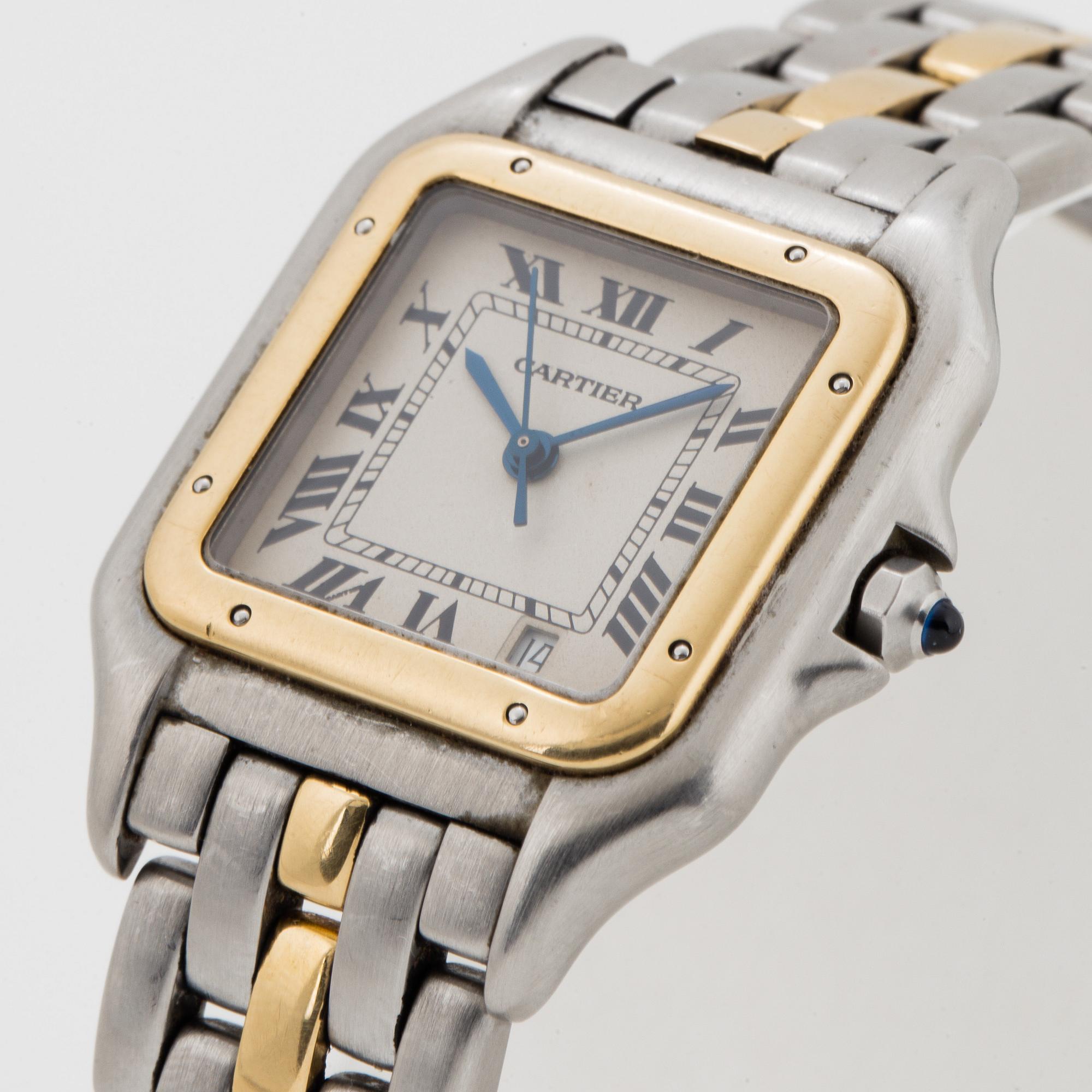 CARTIER, Panthère, armbandsur,  26,5 x 26,5 (36) mm.