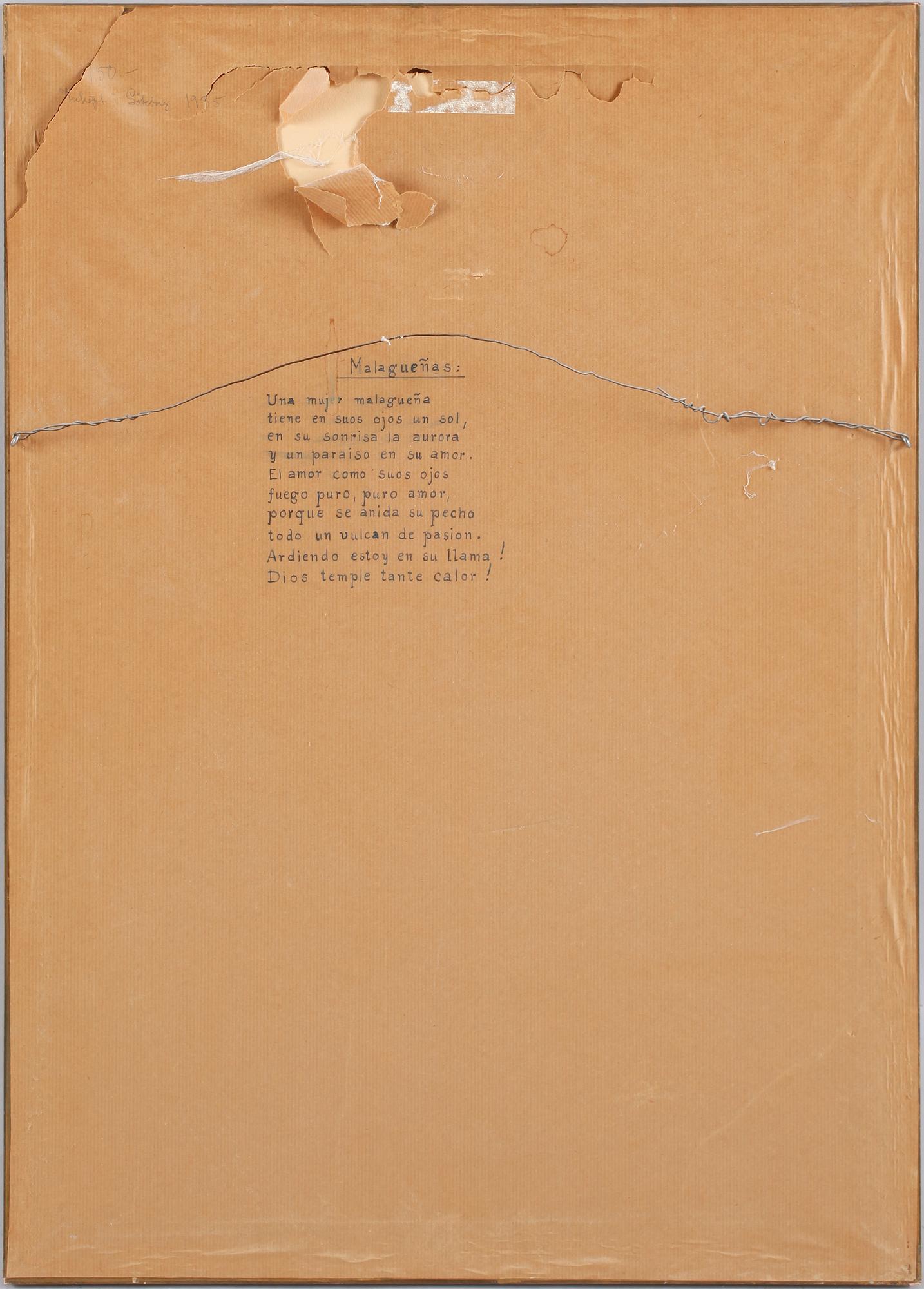 ALLAN ÖSTERLIND, akvarell, sign o dat Malaga -07.