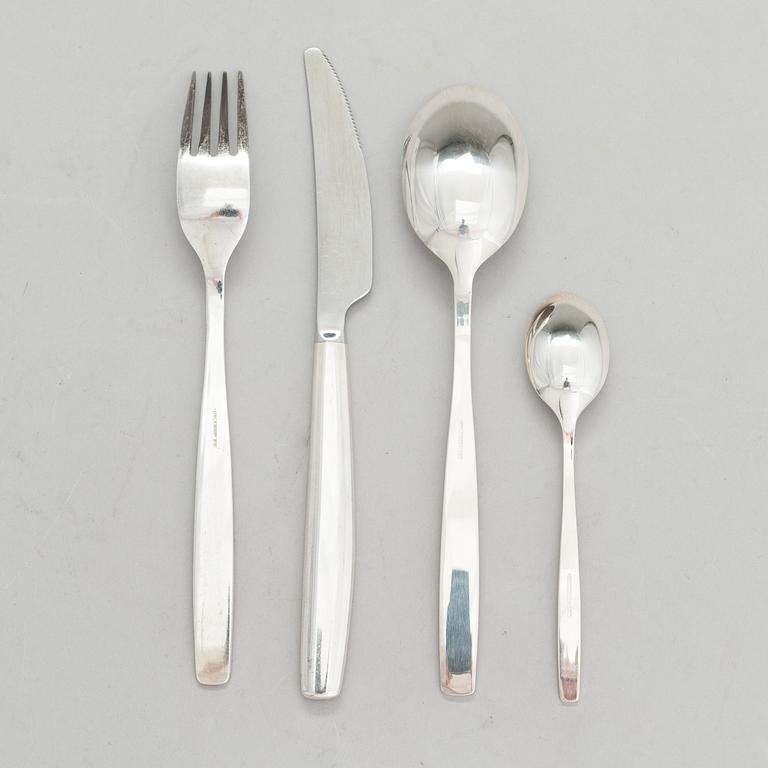 BERTEL GARDBERG, A 24-piece 'Carelia' stainless steel cutlery set for Hackman, Finland.