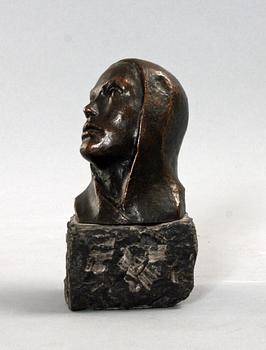 AXEL OLSSON, skulptur, brons, monogramsign.