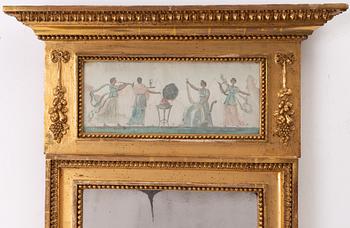 Mirror, Late Gustavian, late 18th century.