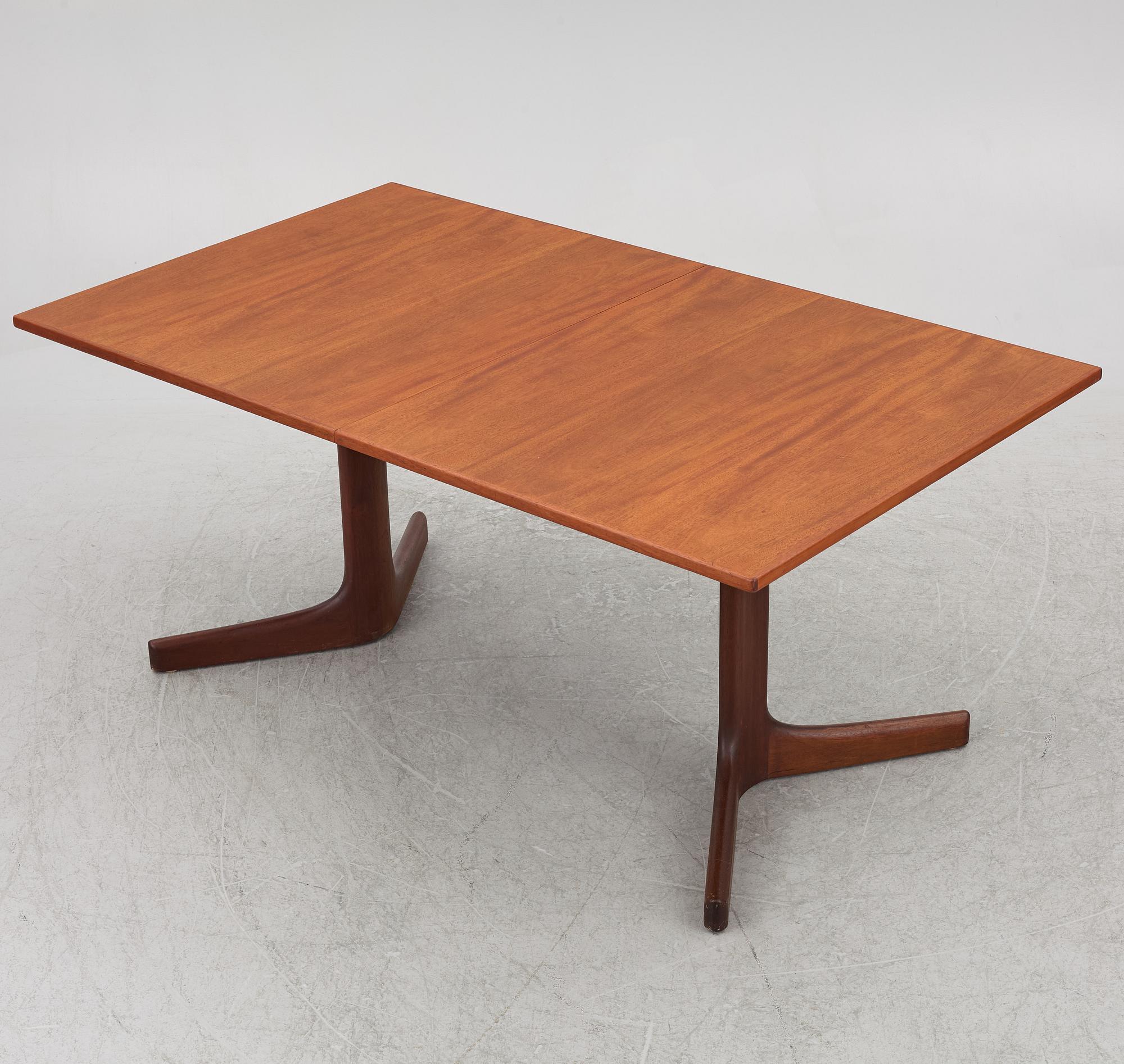 Karl-Erik Ekselius, dining table, JOC, Vetlanda, 1960s.