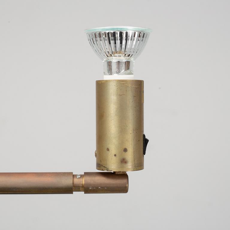 Jonas Bohlin, a pair of 'Galaxy' brass floor lights, Örsjö Belysning.