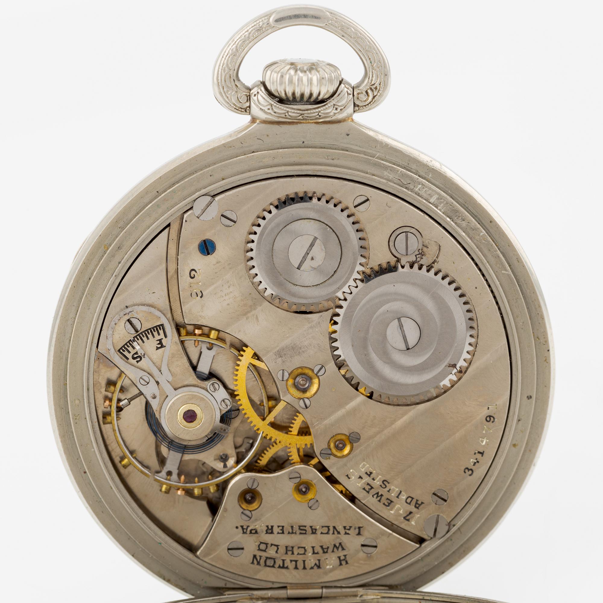 Hamilton, pocket watch, 45 mm.