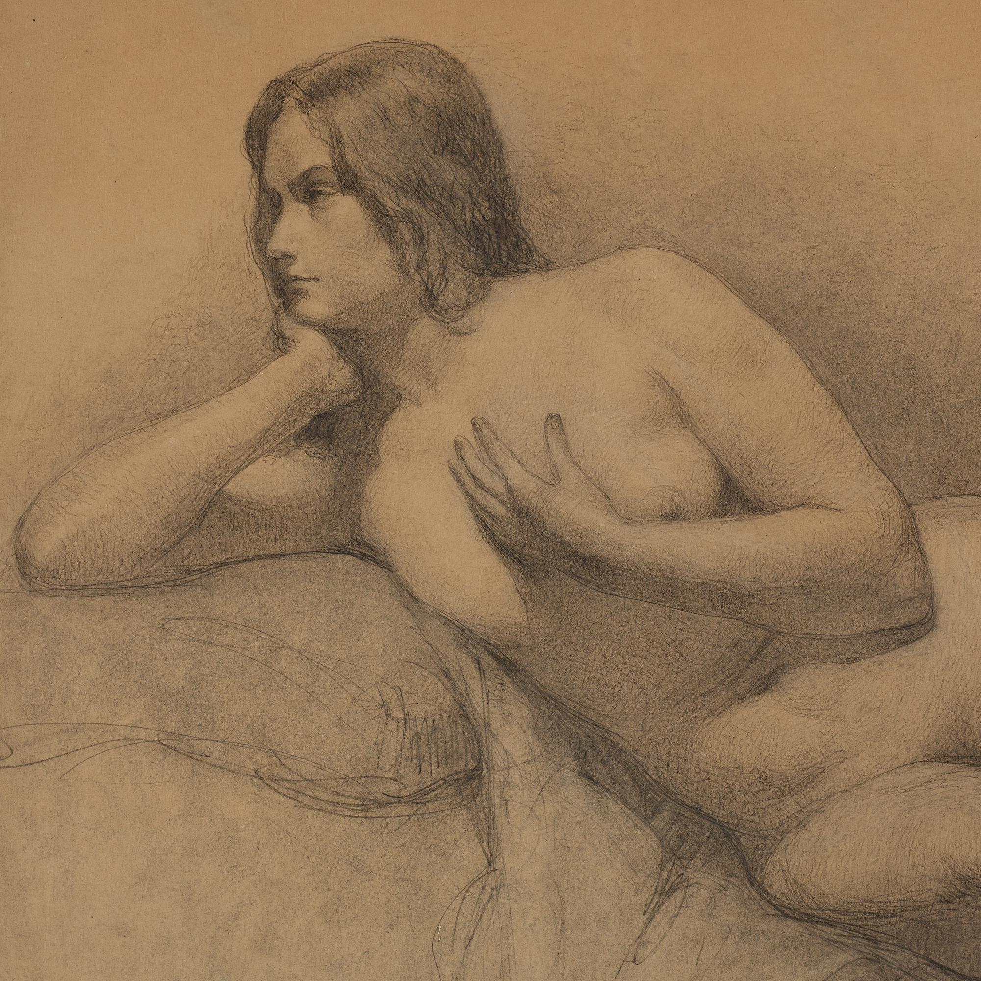 Ernst Josephson, pencil, signed Ernst Josephson and dated oktober 1873.