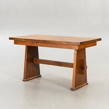 A five pcs pine 1950s dining set.