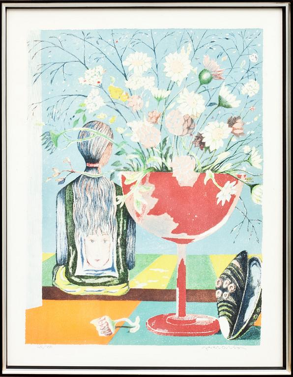 HALMSTADGRUPPEN, 6 färglitografier, signerade och numrerade 165/350.