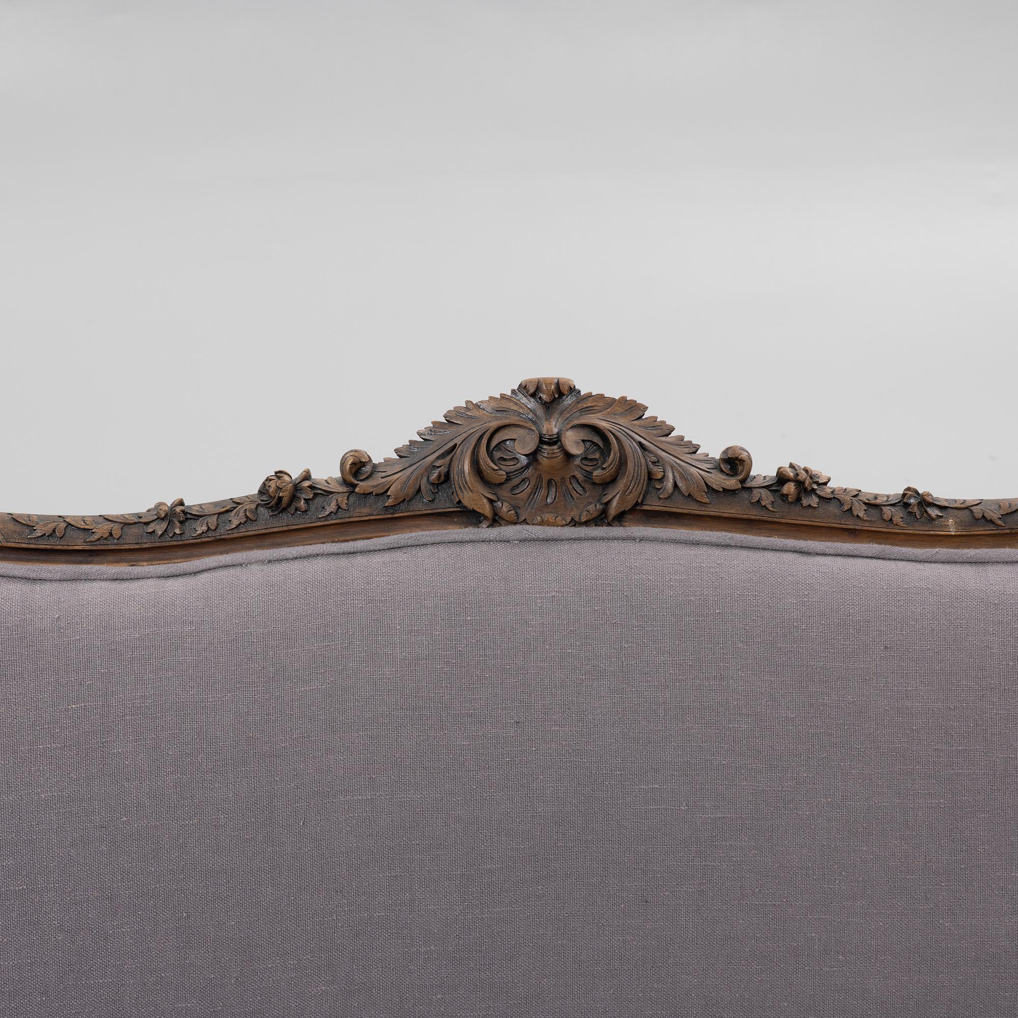 Soffa, rokoko-stil, tidigt 1900-tal.
