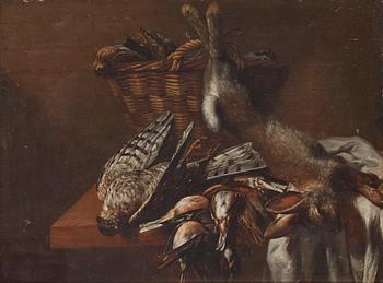 714. Frans Cuyck van Myerop, Hunting still life.