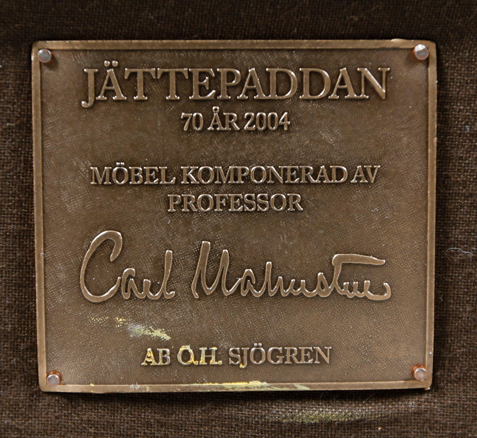 FÅTÖLJ, "Jättepaddan", Carl Malmsten, 2000-tal.