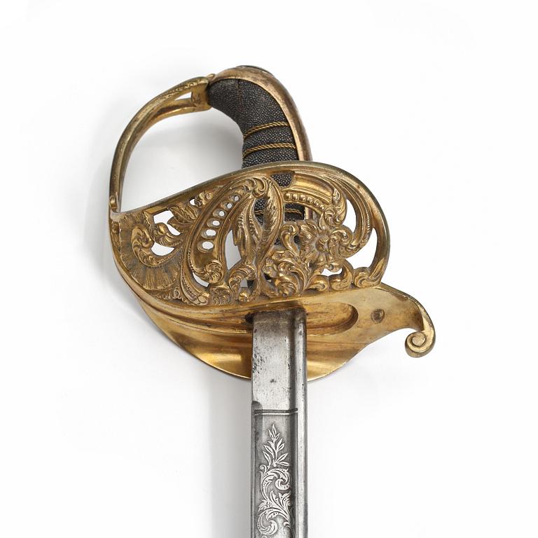 SABEL, m/1859 för officer vid infanteriet.