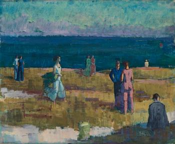 606. Johan Johansson, A walk along the sea.