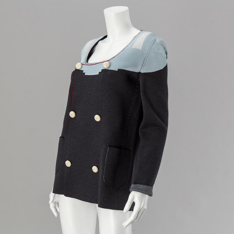 A knitten jacket by Sonia Rykiel.