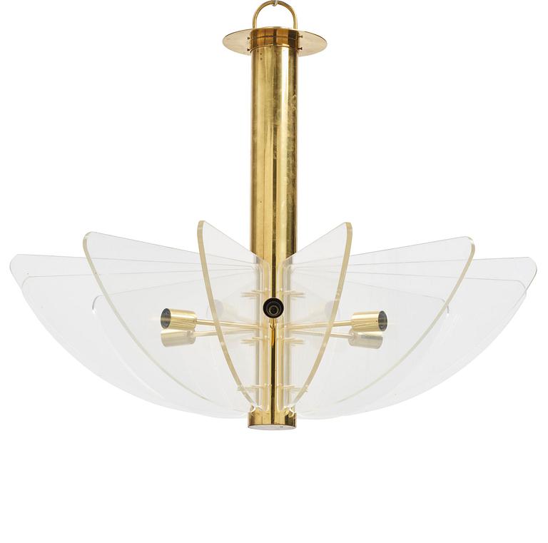 Hans-Agne Jakobsson, a rare ceiling lamp model "C 2438", Hans-Agne Jakobsson AB, Markaryd, ca. 1981-83.