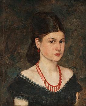 Ernst Josephson, "Porträtt av Eugenie Salmson" (Portrait of Eugenie Salmson).