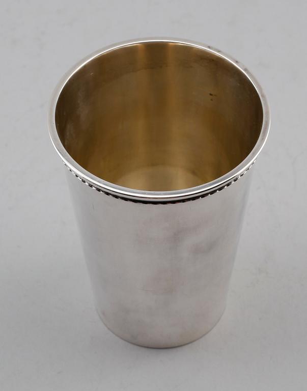 BÄGARE, silver, GAB, Stockholm 1954. Vikt ca 249 g.