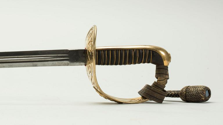 SABEL, Sverige, för officer vid kavalleriet, m/1893.