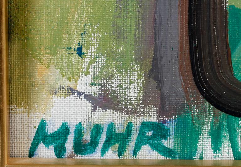 ANNA-MARIA MUHR, olja på duk, signerad.