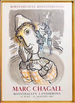 MARC CHAGALL, färglitografisk affisch.