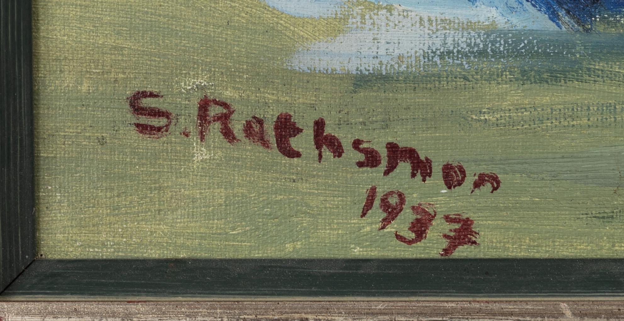 Siri Rathsman, oil on canvas, signed and dated 1937.