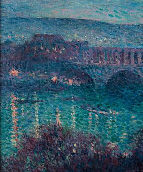 Maximilien Luce, "Le viaduc d'Auteuil (Le Pont)".